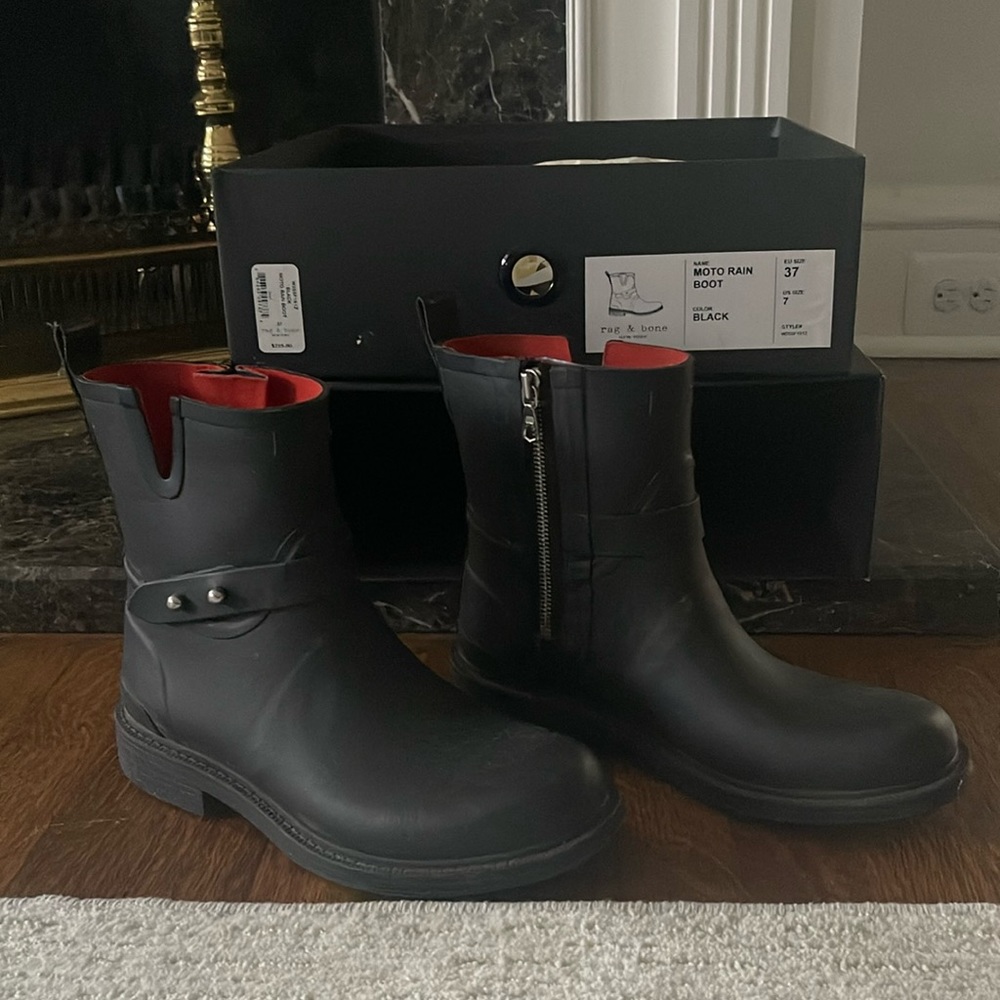 Rag&Bone Moto Rain boot